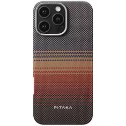 купить Чехол для смартфона Pitaka Tactile Woven case for iPhone 16 Pro Sunset (KI1601SU) в Кишинёве 