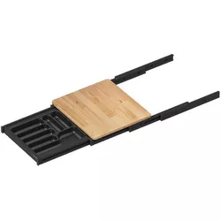 купить Фурнитура для мебели Starax S-2156-A выдвиж. лоток с доской нарезки 600мм в Кишинёве 