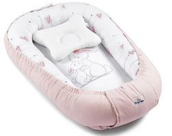 купить Гнездо для новорожденных PernaMea Babynest Premium Iepuras Roz (PM.101552/4) в Кишинёве 