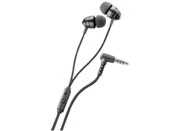 Ploos In-ear earphones with mic, Black