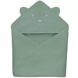 cumpără Accesoriu pentru baie Lionelo Prosop copii din muselina 80x80cm Green Forest în Chișinău 