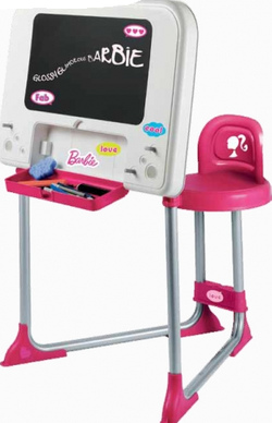 Faro masă cu scăunel Barbie 2 în 1
