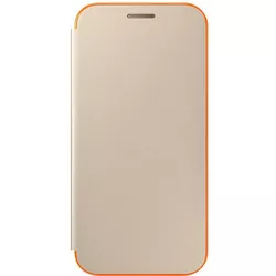 cumpără Husă pentru smartphone Samsung EF-FA320, Galaxy A3 2017, Neon Flip Cover, Gold în Chișinău 