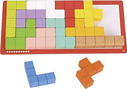 cumpără Puzzle Tooky Toy R25 /23/26 (70918) Joc educativ Tetris TF280 în Chișinău 