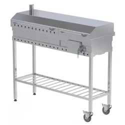 купить Мангал Metancor Мангал ГУРМАН 1170x410, H=1045мм, AISI 430 в Кишинёве 