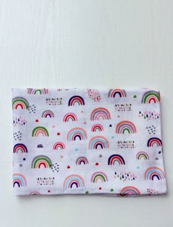 Муслиновая пеленка Pampy 100*80 см Rainbow