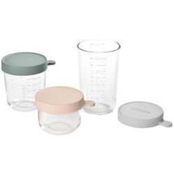 купить Контейнер для хранения пищи Beaba B912803 Set 3 Eucalyptus в Кишинёве