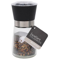 купить Мельница для соли и перца Excellent Houseware 55476 Стеклянная мельница для перца D6.5cm x H13cm в Кишинёве 