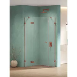 cumpără Cabină de duș New Trendy Eventa Copper Shine Pentagonal R 90x90x200 8mm EXK-6516 în Chișinău 