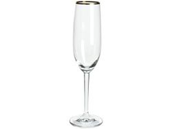 Бокал для шампанского Golden Rim 180ml, стекло