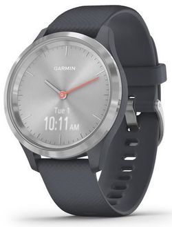 купить Фитнес-трекер Garmin vivomove 3S, S/E EU, Silver, Granite Blue, Silicone в Кишинёве
