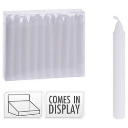 cumpără Lumânare Promstore 09830 Набор свечей NVT 20шт H10.5cm белый în Chișinău 