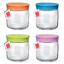 cumpără Container alimentare Bormioli Rocco 32098 Giara Fun 0.75l, разноцветная крышка în Chișinău 