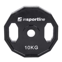 cumpără Ganteră inSPORTline 5208 Disc d=30 mm metal cauciuc 10 kg 15891 Ruberton în Chișinău 