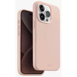 купить Чехол для смартфона UNIQ iPhone 15 Pro Hybrid Magclik Charging Lino Hue, Pink в Кишинёве 