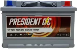 купить Автомобильный аккумулятор President 75 AH 750A (277x175x191) в Кишинёве 