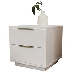 cumpără Noptieră Bayro Napoli 500x500x500 белый мат în Chișinău 