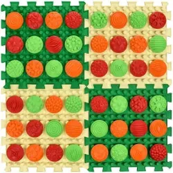 купить Коврик игровой Ortek 12993 Коврик-пазл массажный, 4эл в Кишинёве 