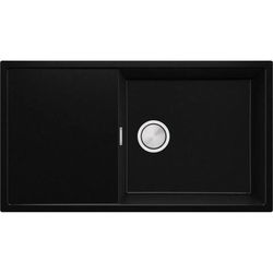 купить Мойка кухонная Primagran Ibiza 900-60 Black metallic + accesorii 500x900 MI9KM в Кишинёве 