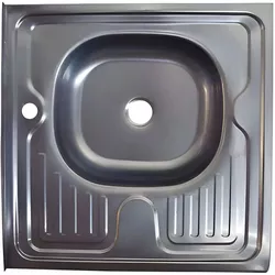 cumpără Chiuvetă bucătărie Asil 29193 pentru masa 600х600 h=100mm -0,4 inox, "Asil" (dreapta) în Chișinău 