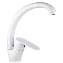 cumpără Bateria bucătărie Sandy 49197 Nobilis pipa F alb mat în Chișinău 