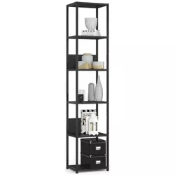 купить Офисный стеллаж Akord Loft 40 6P (Black) в Кишинёве 