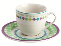 Cana pentru cafea 75ml cu farfurie Tognana Siviglia