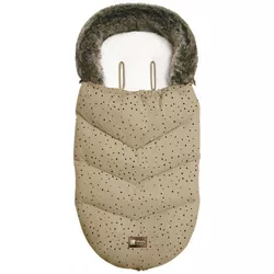 cumpără Accesorii pentru cărucior Kikka Boo 31108040095 Sac pentru carucior Luxury Fur Dots Beige în Chișinău 