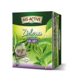 Чай зеленый Big Active with Bergamot, 20 шт