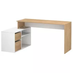купить Офисный стол Bofigo 20-03-41 Sapphire Oak/White в Кишинёве 