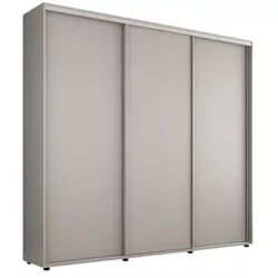 купить Шкаф Mobildor-Lux Compact uși glisante PAL (260x45x230H cm) Grey в Кишинёве 