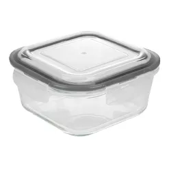 купить Контейнер для хранения пищи Axentia 137265 Vas din sticla 500ml cu capac din silicon в Кишинёве 