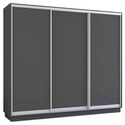 cumpără Dulap Mobildor-Lux Fox uși glisante din PAL (250x60x200H cm) Anthracite în Chișinău 