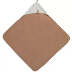 cumpără Accesoriu pentru baie Jollein 534-836-66095 Prosop cu gluga Teddy Bear GOTS, 75x75cm în Chișinău 