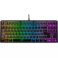 купить Клавиатура Xtrfy XG-K4-RGB-TKL-R-UKR K4 TKL RGB Kailh Red (Eng/Rus/Ukr), Black в Кишинёве 