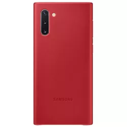 cumpără Husă pentru smartphone Samsung EF-VN970 Leather Cover Red în Chișinău 