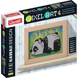 cumpără Puzzle Quercetti Q0797 Pixel Art Kawaii 4 planse Design Panda în Chișinău 