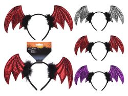 Обруч на голову Halloween Крылья вампира 35X23cm