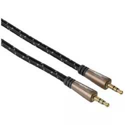 cumpără Cablu pentru AV Hama 123333 Audio Cable, 3.5 mm jack plug - plug, stereo, metal, gold-plated, 3.0 m în Chișinău 