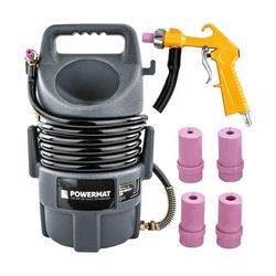 купить Пневмопистолет Powermat PM-PIA-10T Пескоструйный аппарат 4/5/6/7mm 8bar 10L в Кишинёве 