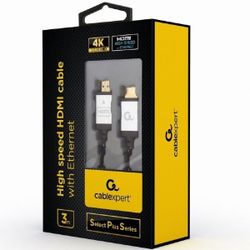 Blister retail HDMI to HDMI with Ethernet Cablexpert"Select Plus Series", 3.0m, 4K UHD