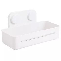 купить Аксессуар для ванной Axentia 136362 Raft dublu cu ventuze din plastic, alb в Кишинёве 