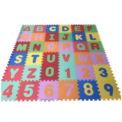 cumpără Covoraș de joacă Essa HK001-A Covoraș-puzzle educativ Alfabet, 36elem în Chișinău 
