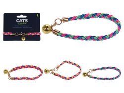 Ошейник для кошки Cats D30X1.3cm с колокольчиком, 3цвета