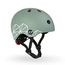 купить Защитный шлем Scoot&Ride 96562 Casca de protectie cu sistem de reglare Greenlines, XXS-S, 1+ ani в Кишинёве 