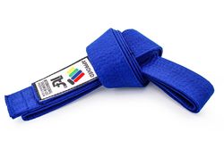 Centura de judo «ITF» - TOP TEN Albastru