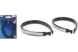 Set clipuri reflectoare de pantaloni pentru ciclisti, 2buc