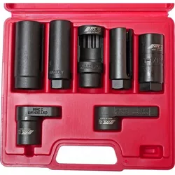 cumpără Set de tubulare, bite, duze JTC JTC-1425 Набор головок для датчиков кислорода (7ед.) 1/2" и 3/8" în Chișinău 