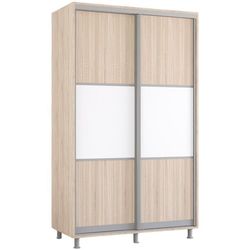 cumpără Dulap Mobildor-Lux Aron cu uși glisante orizontal (130x60x200H cm) Sonoma în Chișinău 