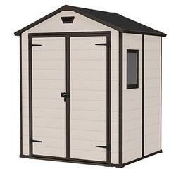 купить Садовый сарай Keter 56116 Casuta de gradina Manor 6x5 DD 185x152x226cm, bej в Кишинёве 
